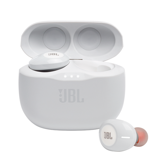 JBL Tune 125TWS - White - True wireless earbuds - Hero
